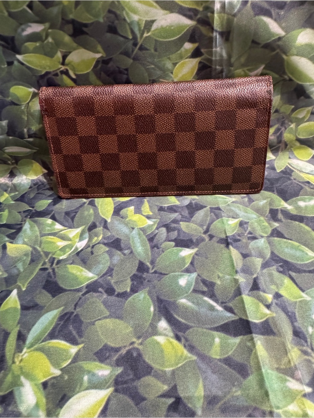 Louis Vuitton Brown Damier  Ebene Brazza Long Wallet